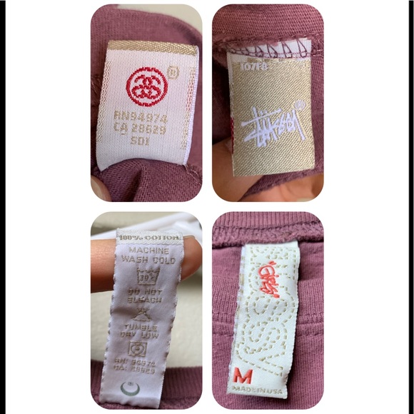3 Pc Bundle Lot: Stussy Tees🗽🌎💀⬆️👑❤️🌿 - Picture 10 of 10